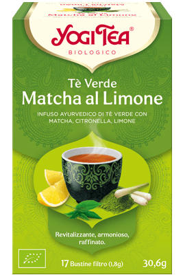 Tè matcha al limone ⇒ YOGI TEA® Tè Verde Matcha al Limone