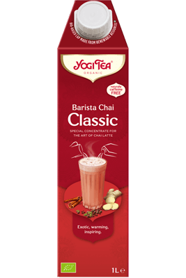 YOGI TEA® Barista Chai Classic ⇒ the perfect base for Chai Latte