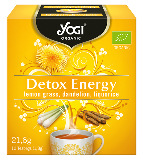 YOGI ® Organic Detox Energy ⇒ with lemon grass & dandelion