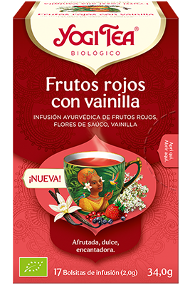 Paquete de té YOGI TEA® Frutos rojos con vainilla